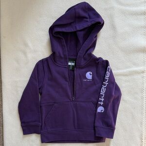 Carhartt Kids Purple Zip-Up Hoodie